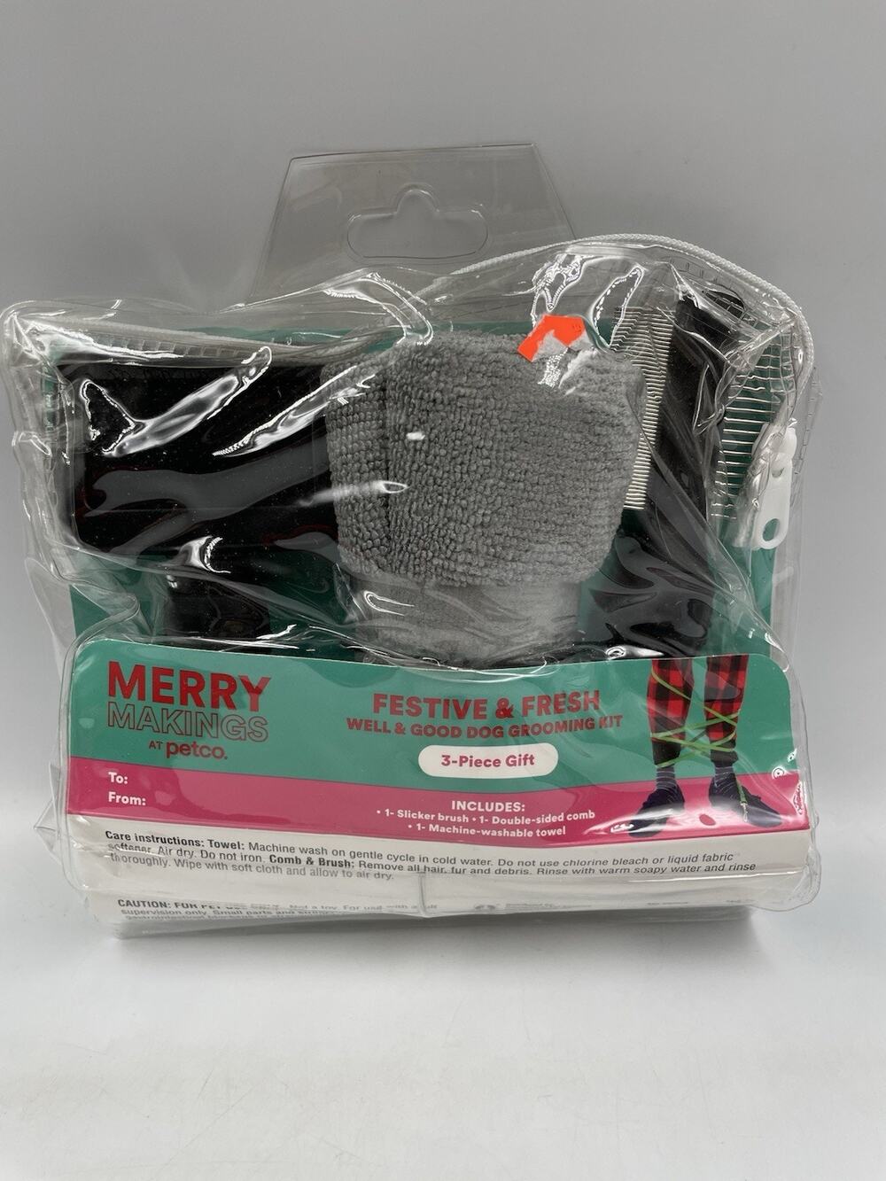 NEW Merry Makings Festive & Fresh Well & Good Dog Grooming Kit